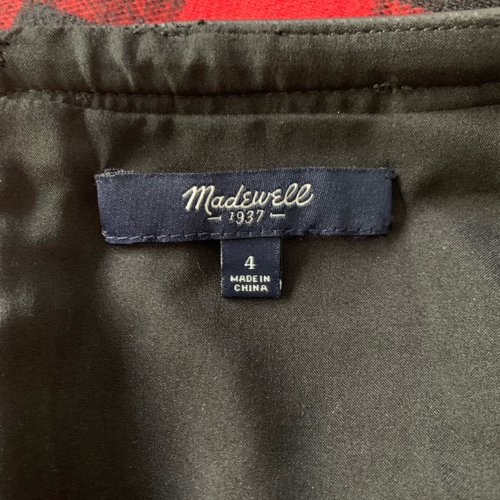 Madewell Buffalo Check Skirt - Picture 6 of 9